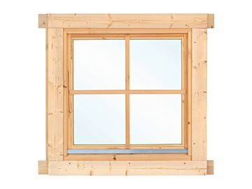 Draai kiepraam voor blokhut 100.5 100.5 cm