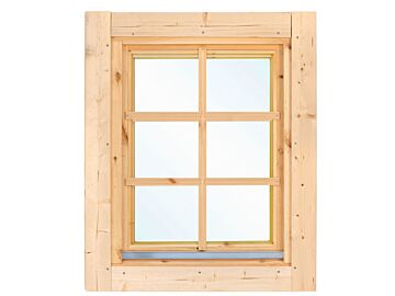 Draai kiepraam voor blokhut 84 x 105.1 cm