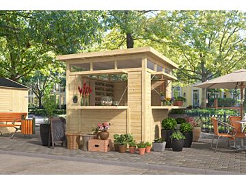 Houten Kiosk Claus 277 x 244 cm
