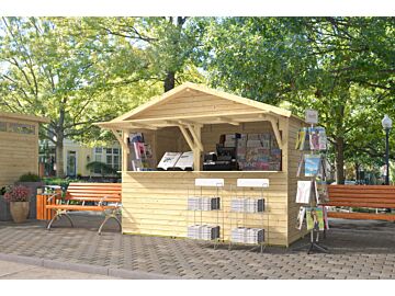 Houten Kiosk Rudolph 300 x 200 cm