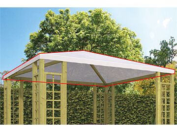 Los zeildoek voor paviljoen