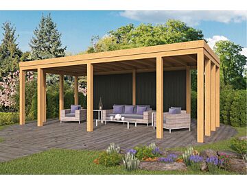 Douglas overkapping Brammelo zwarte DHZ 750 x 355 cm