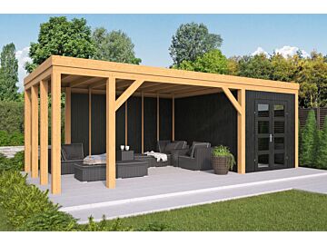 Douglas overkapping Vriezenveen DHZ 750 x 355 cm