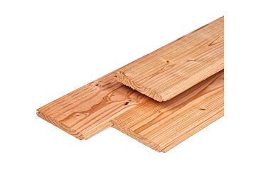 Douglas Dakbeschot - Veer en groef plank 1.8x14.5cm