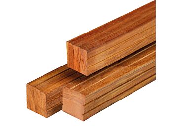 Tuinpaal hardhout Azobe 8.5x8.5cm