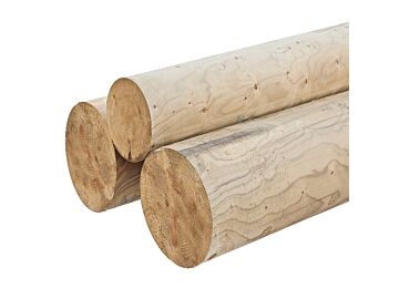 Ronde Palen - Rondhout - Rond gefreesde palen Geïmpregneerd Ø 14-20-30cm
