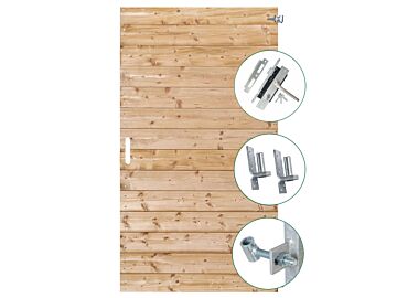 Schuttingdeur Tuinpoort Petten geïmpregneerd vuren 100x200cm