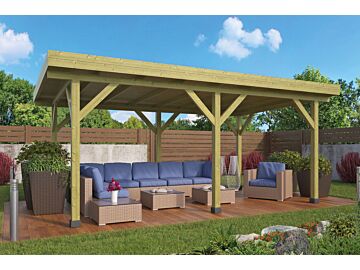 Prieel modern rechthoek 592x340cm