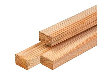 Lariks Douglas constructie balk 4x6x250cm geschaafd