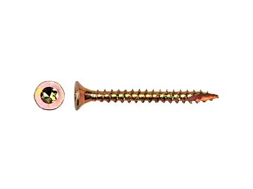Schroeven geel verzinkt T-drive / Torx