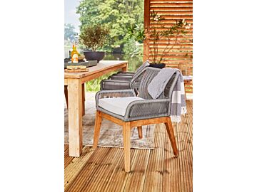 Stoel teak hardhout Granada 60x50x81cm