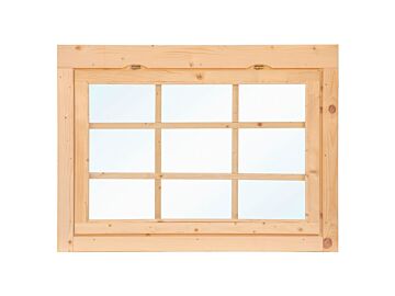 Uitzetraam voor blokhut 119.5 x 87 cm