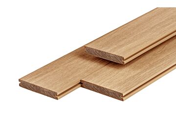 PuraShield composiet vlonderplank 2,3 x 13,8 x 400 cm clip systeem, massief, Cedar