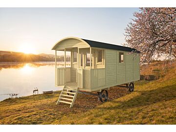 Pipowagen / Zigeunerwagen Johnny met veranda 240x600cm
