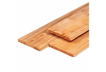 Veer en groef dakbeschot Red Class Wood 1.8x14.5cm