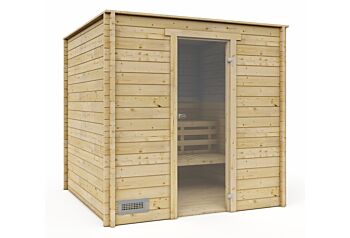 Binnensauna 205 x 168 cm Finse sauna 