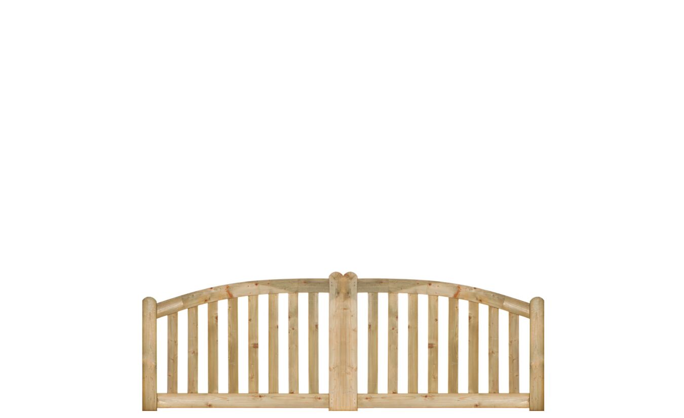 Toegangspoort geimpregneerd houten hek 80x150cm toog