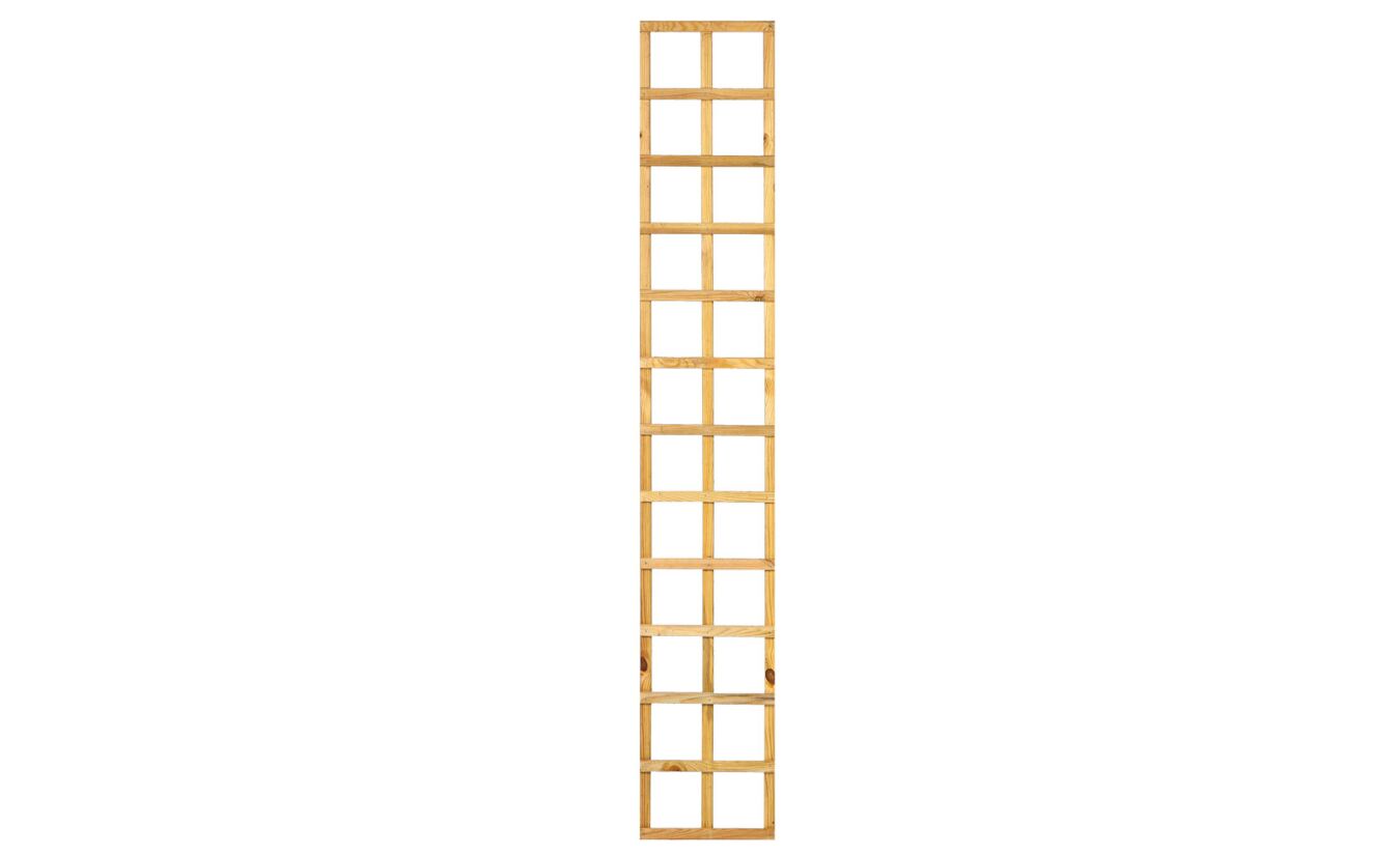 Trellis scherm recht geimpregneerd hout 180x30cm