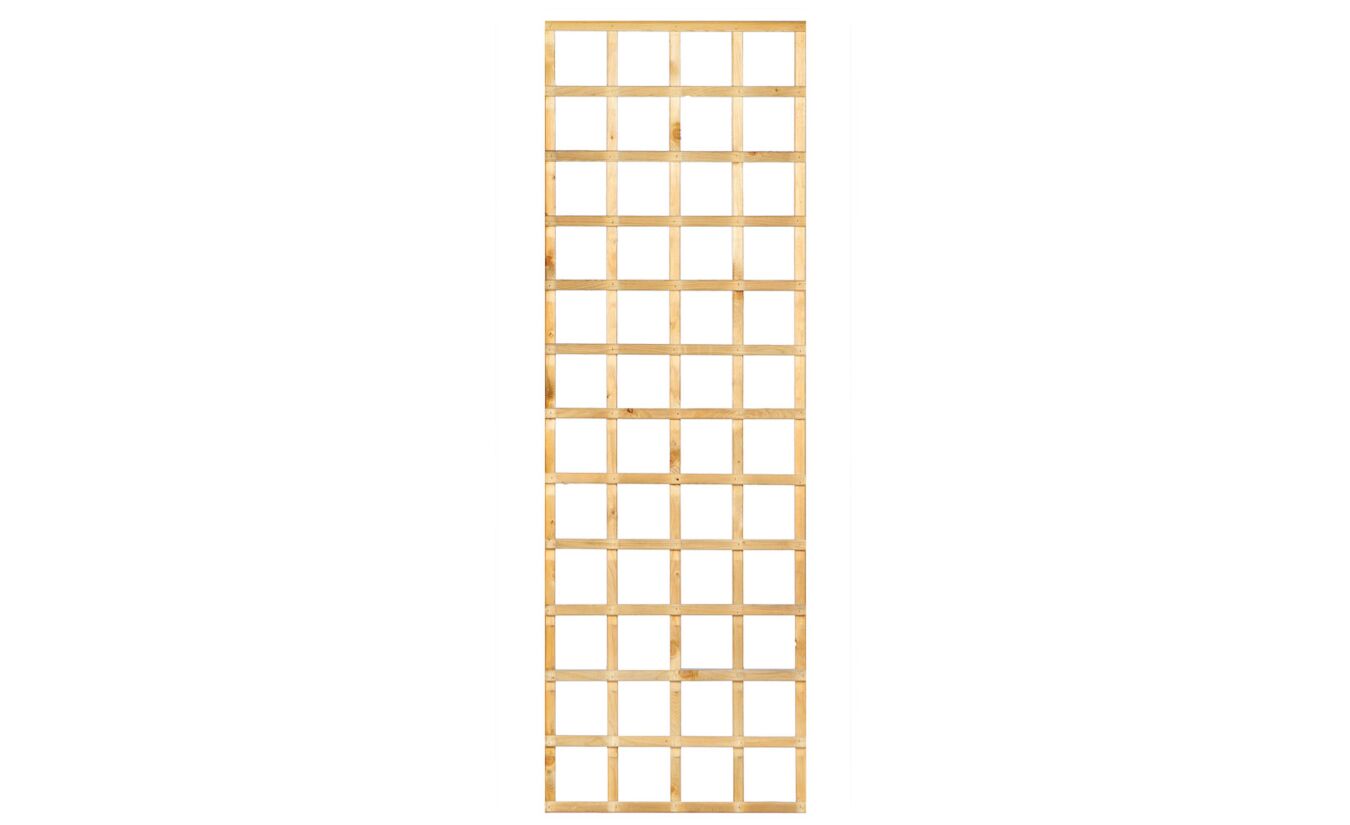 Trellis scherm recht geimpregneerd hout 180x60cm