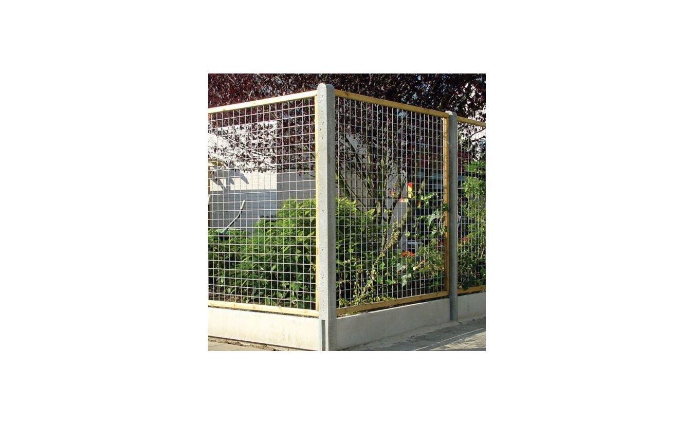 Gaaselement met geimpregneerd houten kader 180x180cm