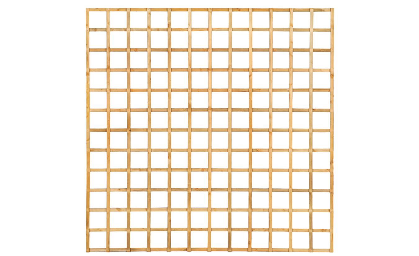 Trellis scherm recht geimpregneerd hout 180x180cm