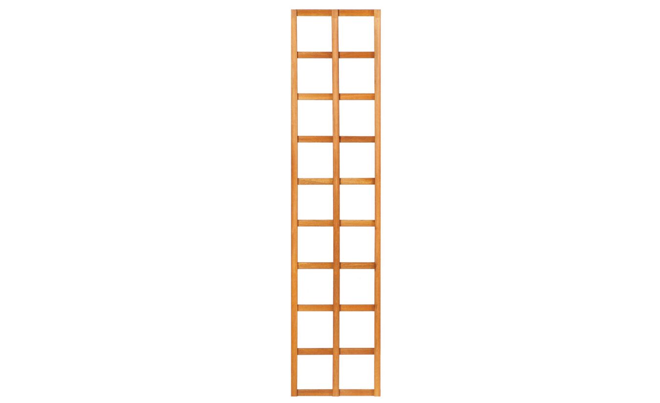 Rechte trellis recht hardhout 180x45cm
