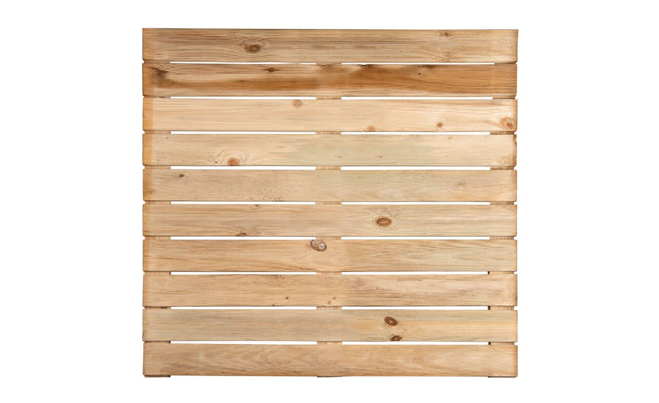Houten tuintegel Den Helder geimpregneerd hout 100x100cm