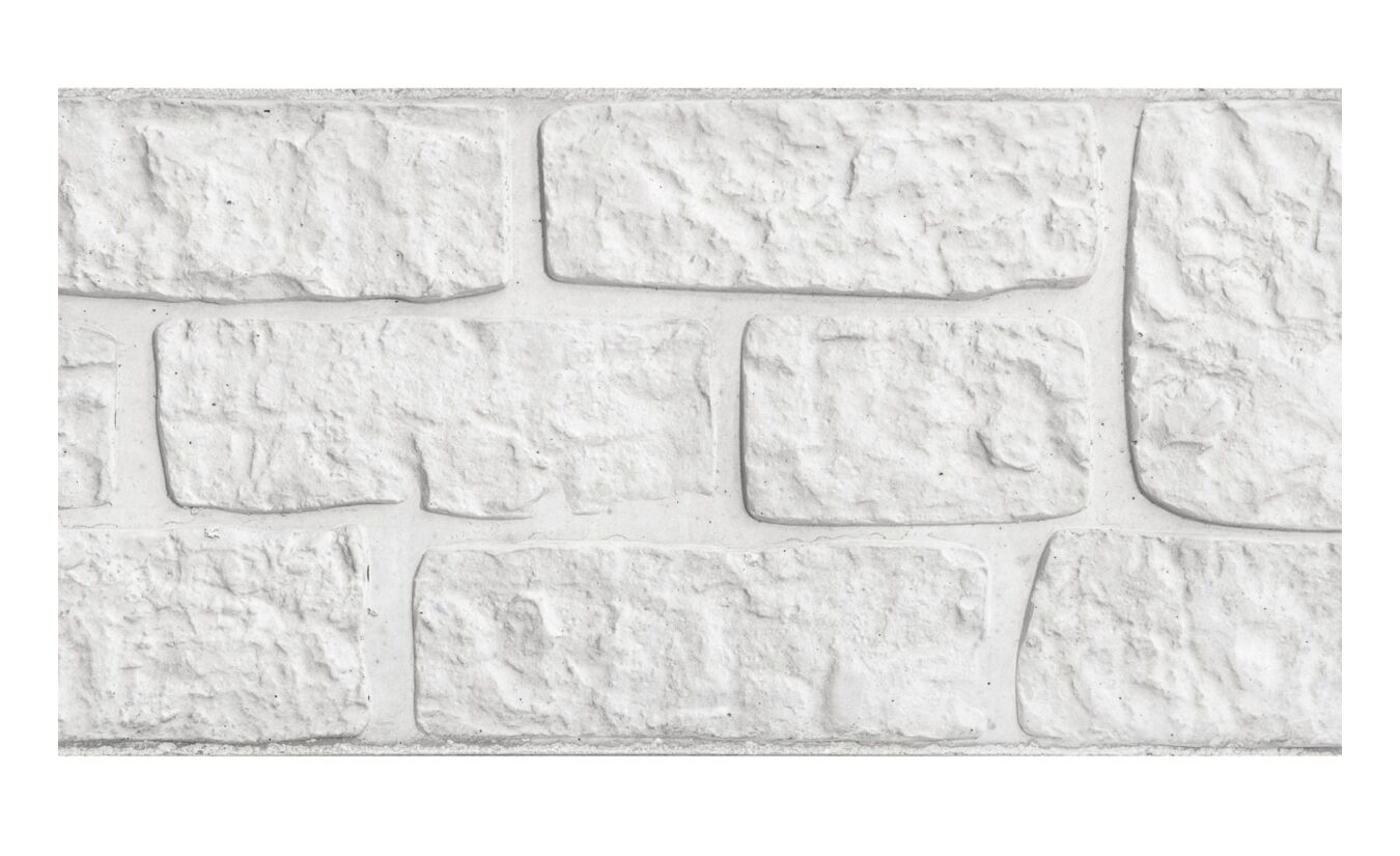 Motiefplaat romeins rotsmotief wit / grijs 36x184cm eenzijdig