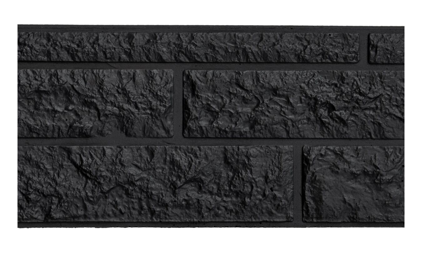 Motiefplaat rustico antraciet gecoat 36x184cm