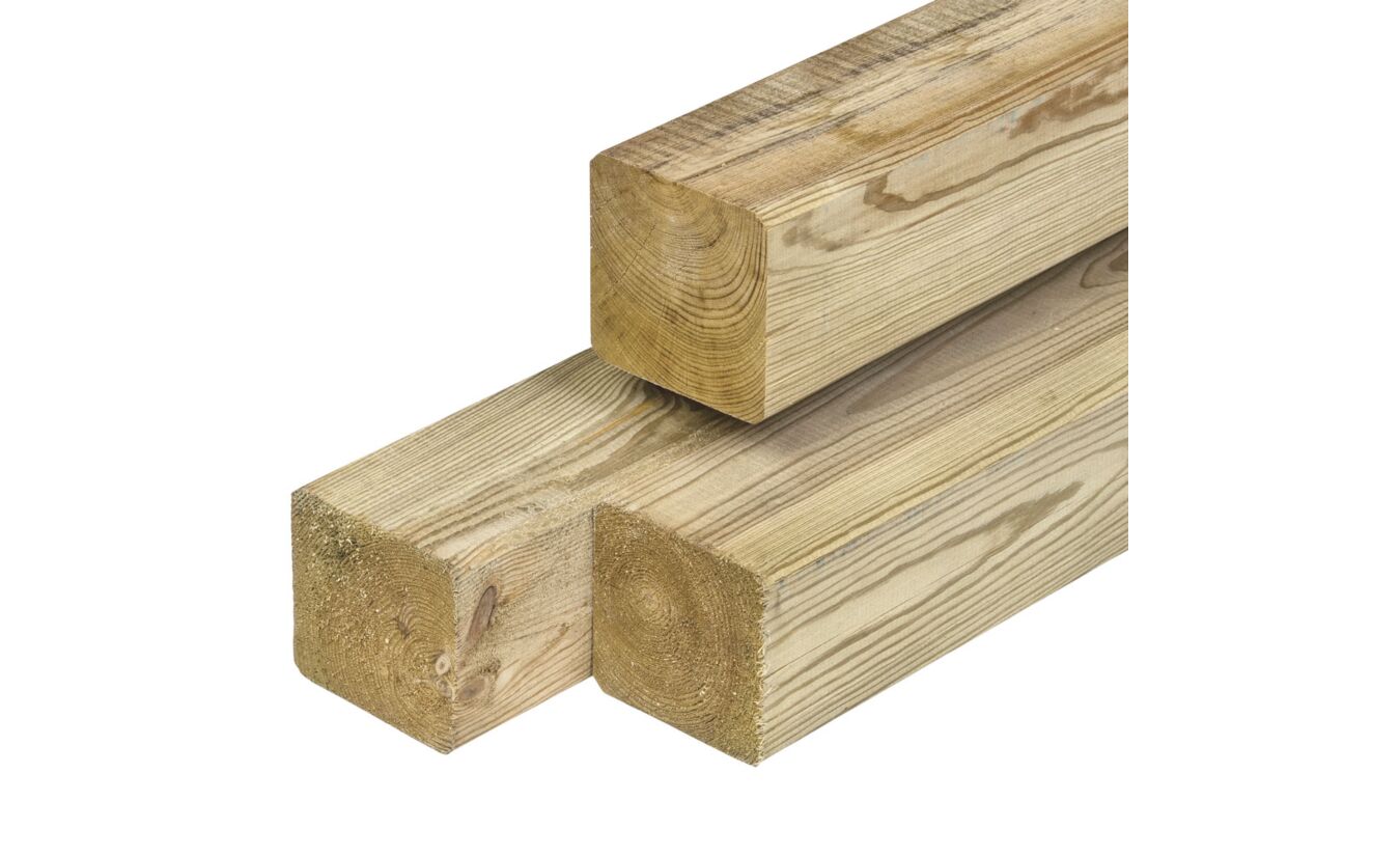 Tuinpaal geimpregneerd hout 8.8x8.8x240cm