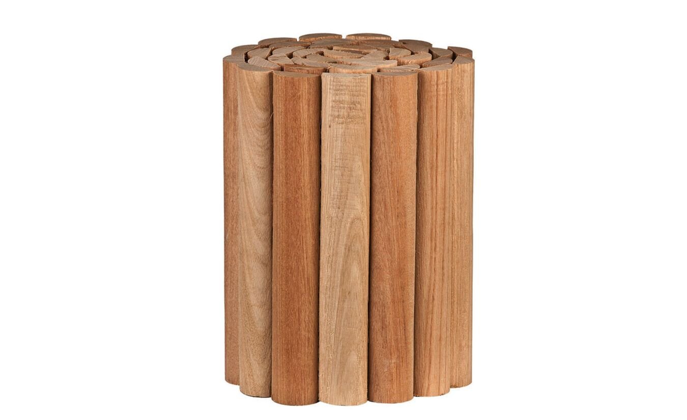 Rolborder hardhout 30x180cm