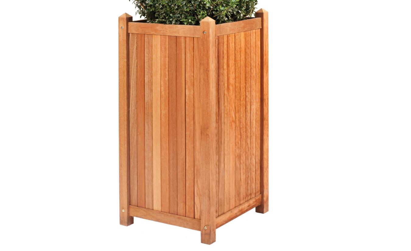 Plantenbak Java klein teak 35x35x70cm