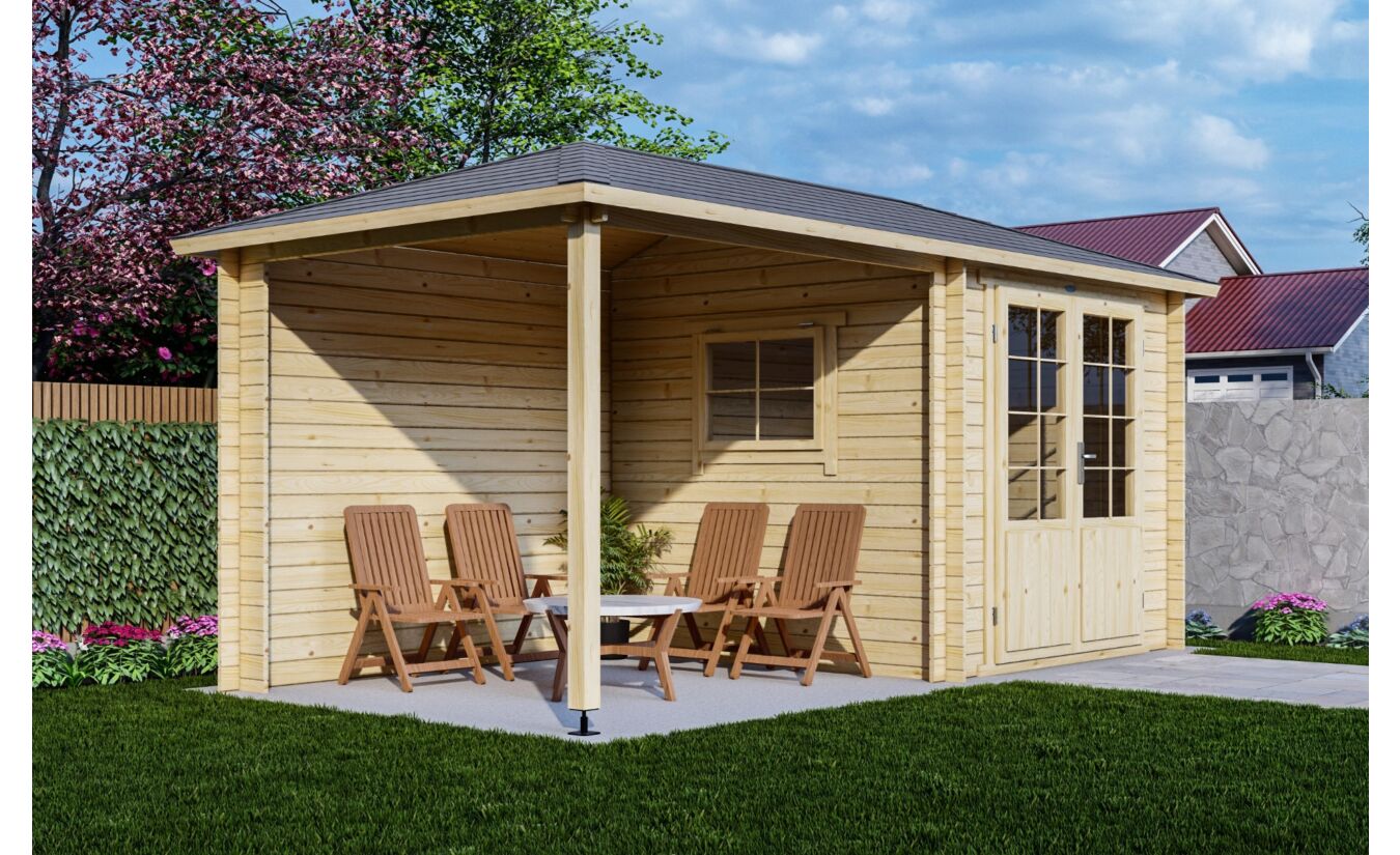 Blokhut 2525Z Plus 500x250cm Interflex