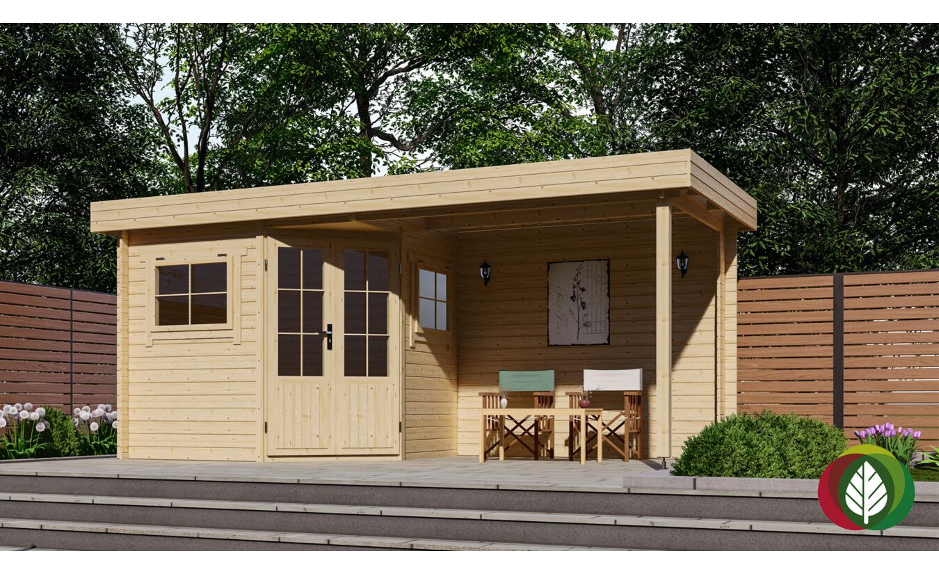 Blokhut 2556Z Plus 500x250cm Interflex 