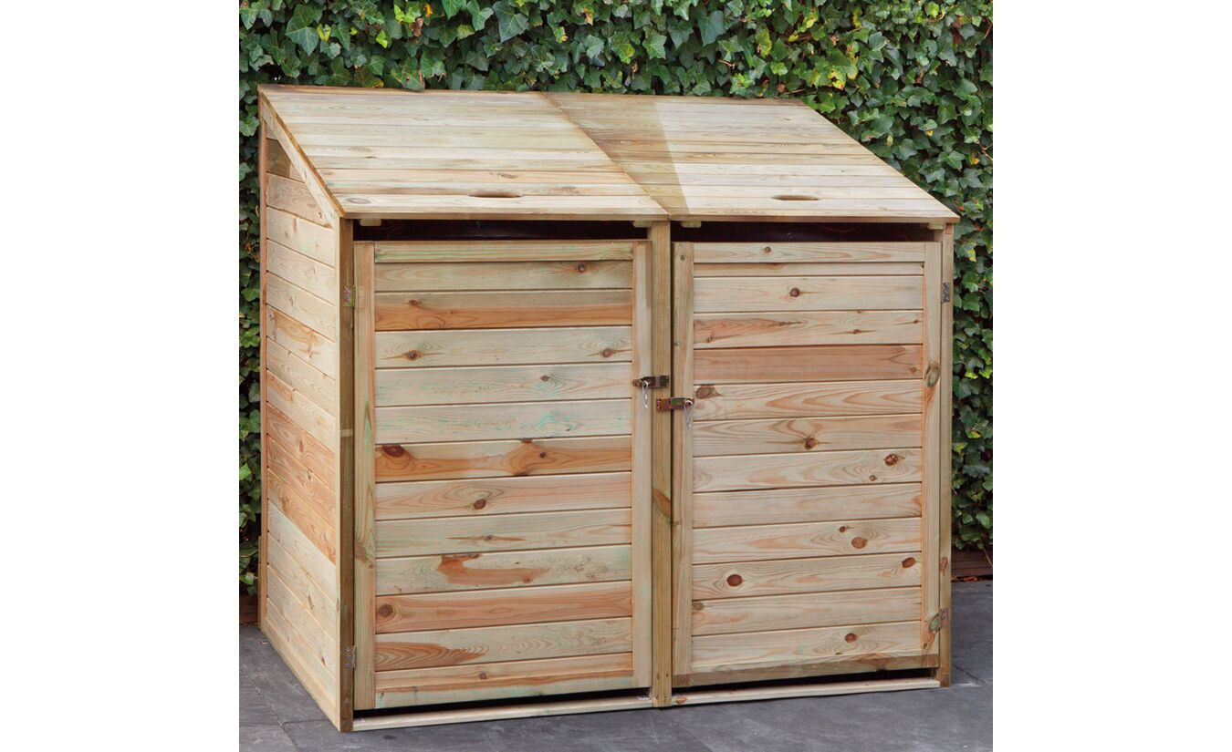 Kliko ombouw containerberging dubbel geïmpregneerd 140x85x135cm