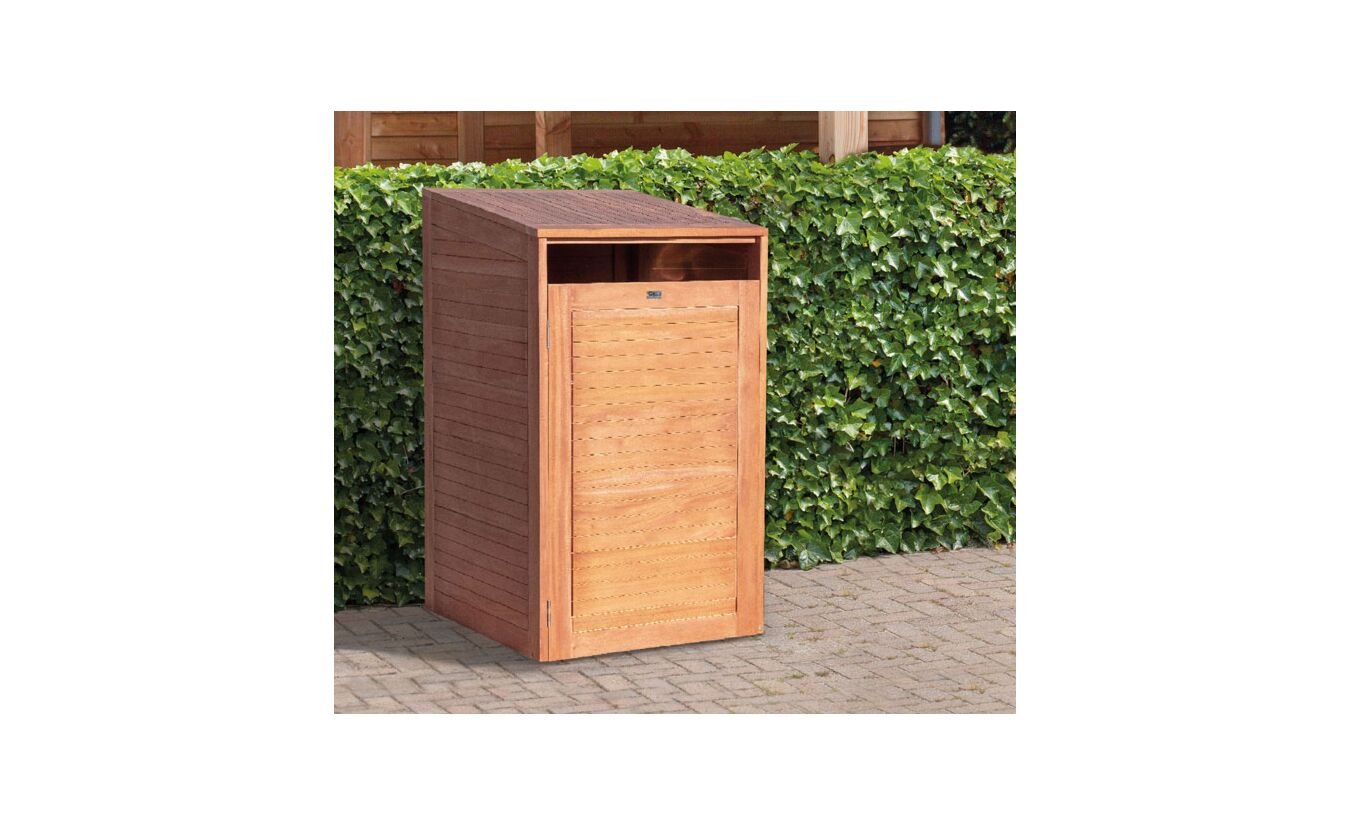 Kliko ombouw containerberging enkel hardhout 75x75x135cm