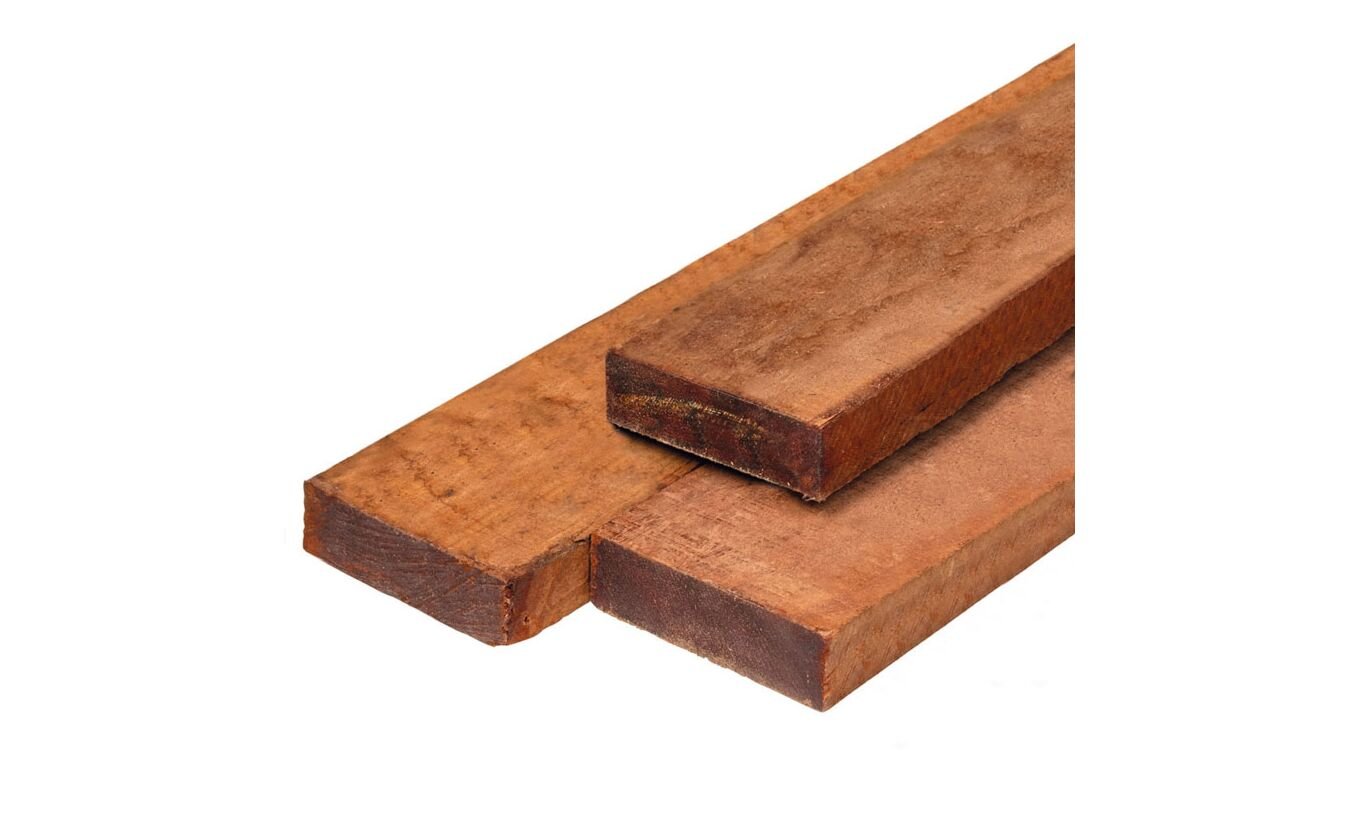 Timmerhout balk hardhout 4x9x300cm