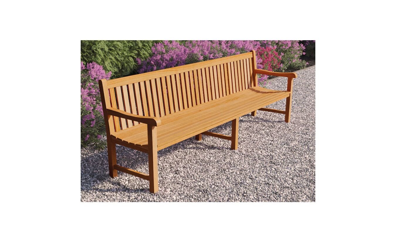 Teak hardhout tuinbank Norwich 210x91cm