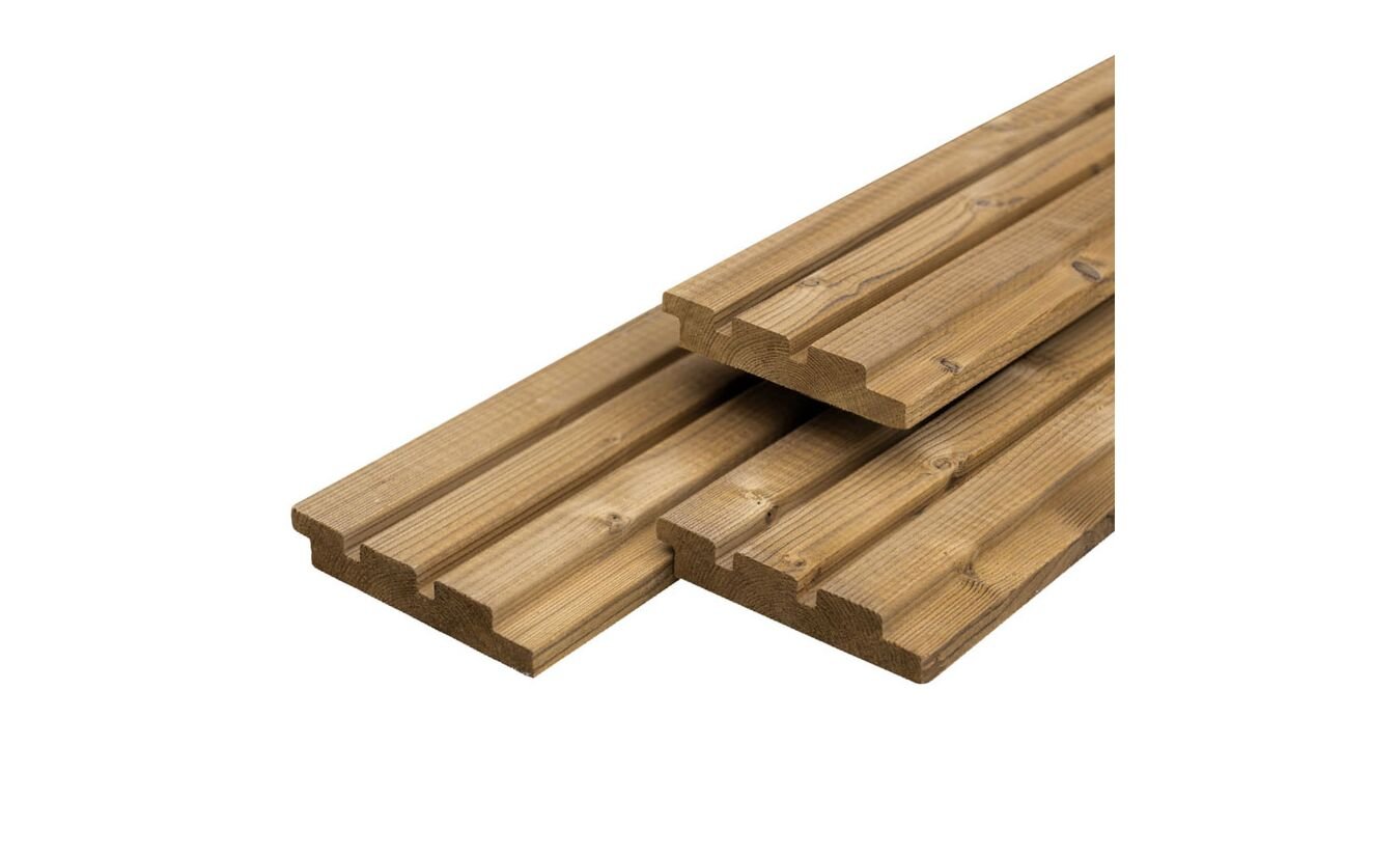 Caldura Wood Triple profiel 2.6x14.0x480cm
