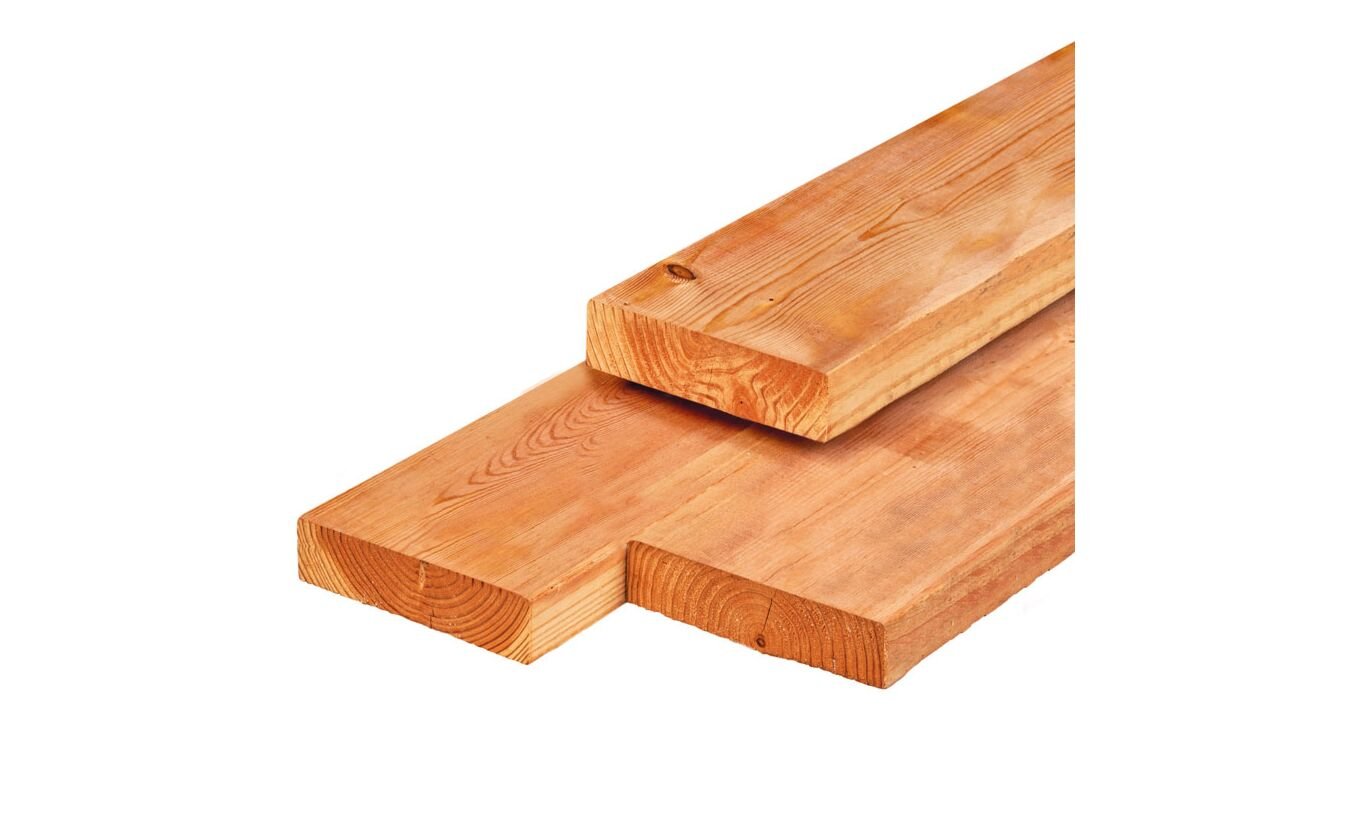 Red Class Wood constructie balk 4.5x12x330cm geschaafd