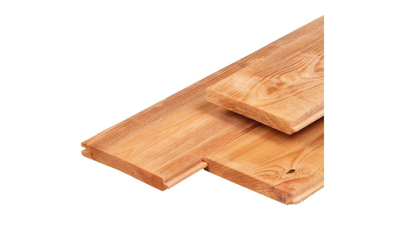 Veer en groef velling plank Red Class Wood 1.8x19.5x400cm 