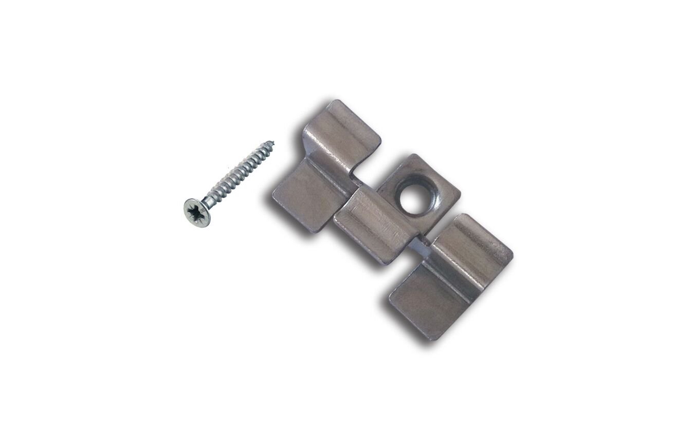 Clips RVS voor vlonderplanken Tuindeco p/stuk