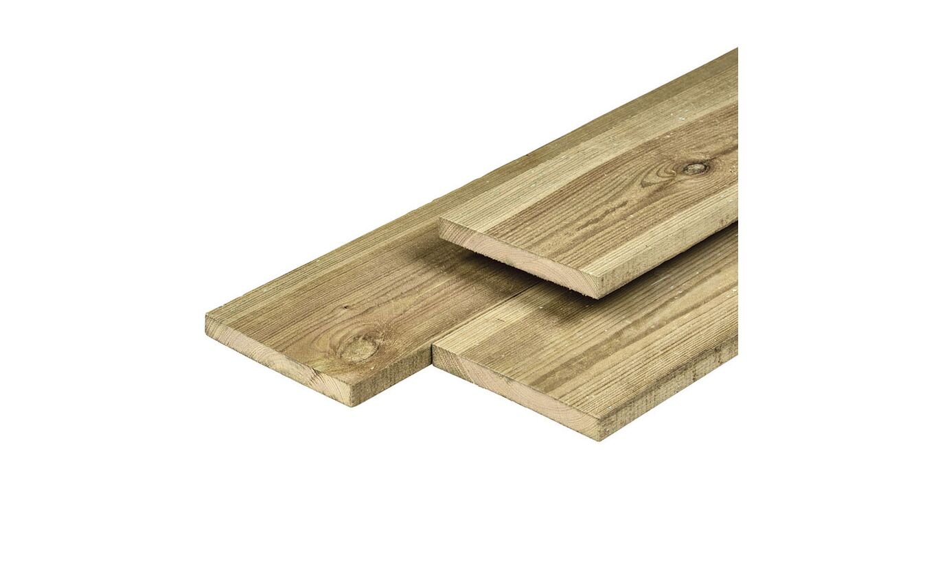 Tuinplank schutting  geimpregneerd grenen hout 1.6x14x195cm