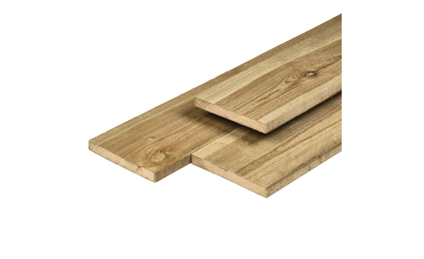 Schutting tuinplank grenen hout geimpregneerd 1.7x14.5x400cm