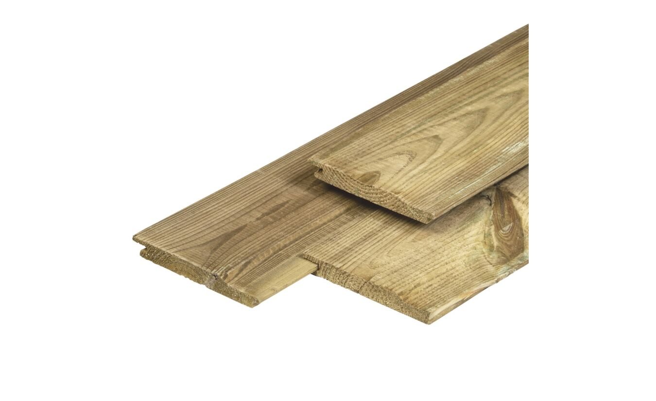 Rabatdelen grenen hout geimpregneerd 1.6x14x400cm