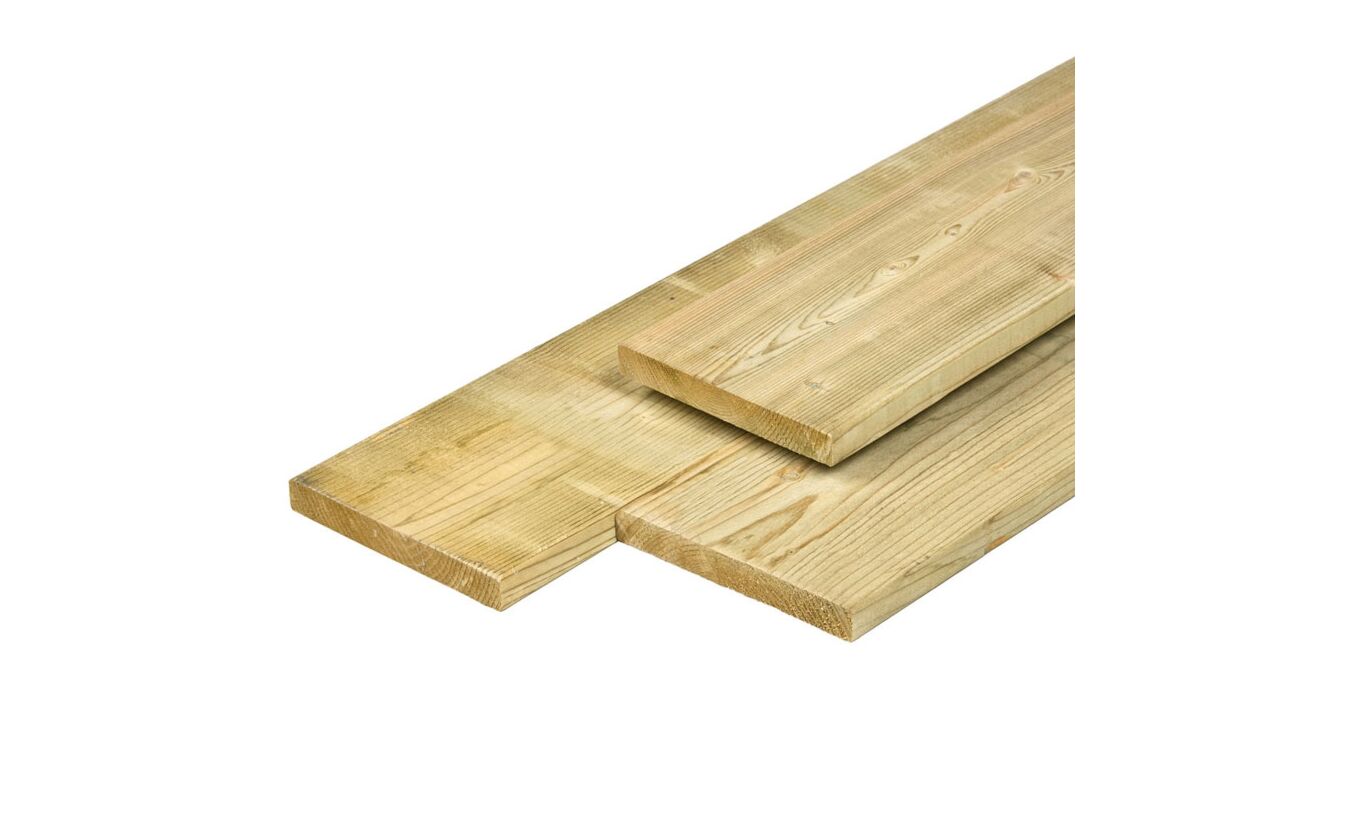 Schutting tuinplank Zweeds vuren hout geimpregneerd 1.8x14.5x300cm