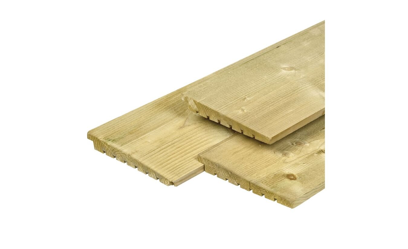 Zweeds Rabat geimpregneerd vuren  2.8x19.5x300cm