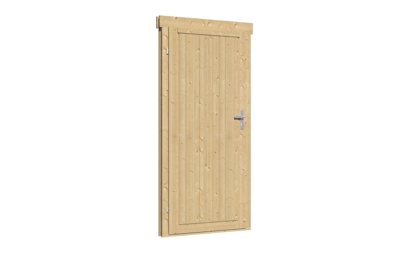 Enkele deur dicht linksdraaiend 83x188cm