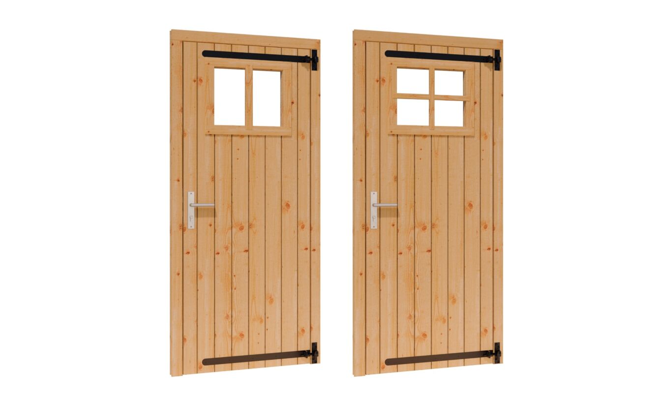 Enkele opgeklampte deur douglas B86.4xH199.6cm rechtsdraaiend