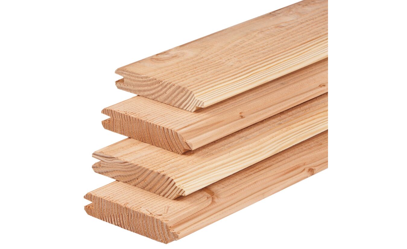 Blokhutprofiel lariks douglas 2.8x14.5x400cm